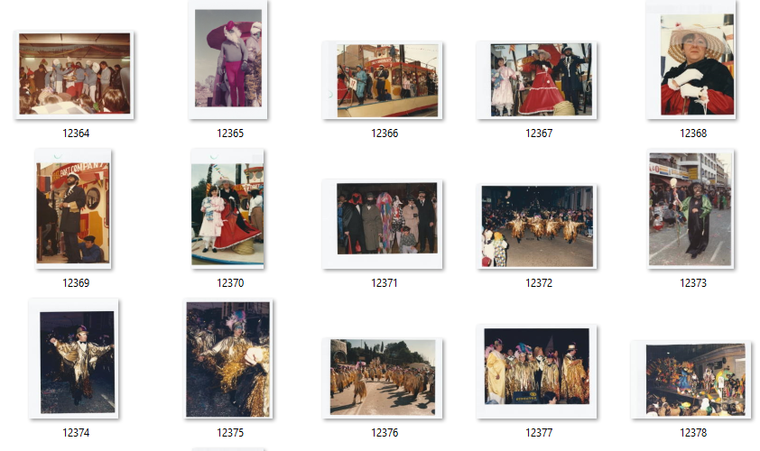 220512 Afegint fotografies i retall de premsa de diferents edicions del Carnaval a SCA 4